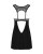 Obsessive Donna Dream babydoll - сексуальная сорочка с кружевом и стринги, XS/S (чёрный)